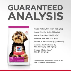 Hill's Science Diet Adult Small Paws Lamb Meal & Rice Recipe Dry Dog Food -Science Diet || Exotic Nutrition Sales 74228 PT7. SY630 V1595643957