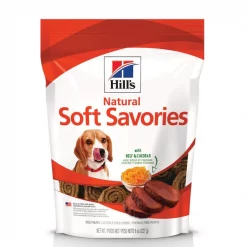 Hill's Natural Soft Savories with Beef & Cheddar Dog Treats