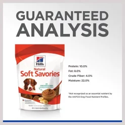 Hill's Natural Soft Savories with Peanut Butter & Banana Dog Treats -Science Diet || Exotic Nutrition Sales 83147 PT7. SY630 V1609368138