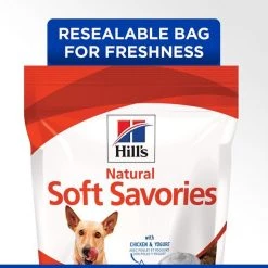 Hill's Natural Soft Savories with Chicken & Yogurt Dog Treats -Science Diet || Exotic Nutrition Sales 83149 PT5. SY630 V1601511056