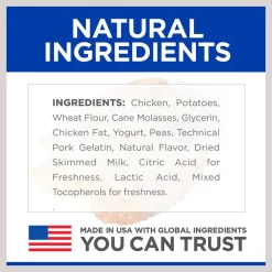 Hill's Natural Soft Savories with Chicken & Yogurt Dog Treats -Science Diet || Exotic Nutrition Sales 83149 PT6. SY630 V1609454552