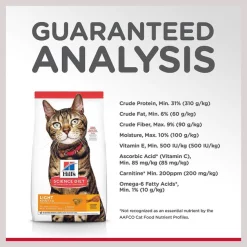 Hill's Science Diet Adult Light Chicken Recipe Dry Cat Food -Science Diet || Exotic Nutrition Sales 93923 PT6. SY630 V1598154057