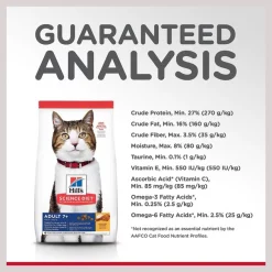 Hill's Science Diet Adult 7+ Chicken Recipe Dry Cat Food 15 Hill's Science Diet Adult 7+ Chicken Recipe Dry Cat Food -Science Diet || Exotic Nutrition Sales 93924 PT6. SY630 V1598154986