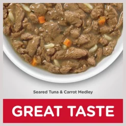 Hill's Science Diet Adult Healthy Cuisine Seared Tuna & Carrot Medley Canned Cat Food -Science Diet || Exotic Nutrition Sales 94010 PT5. SY630 V1598156506